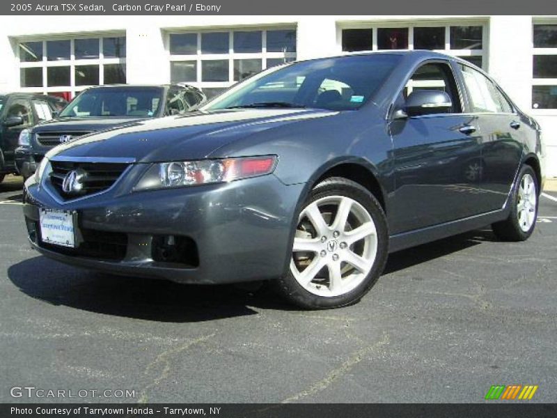 Carbon Gray Pearl / Ebony 2005 Acura TSX Sedan