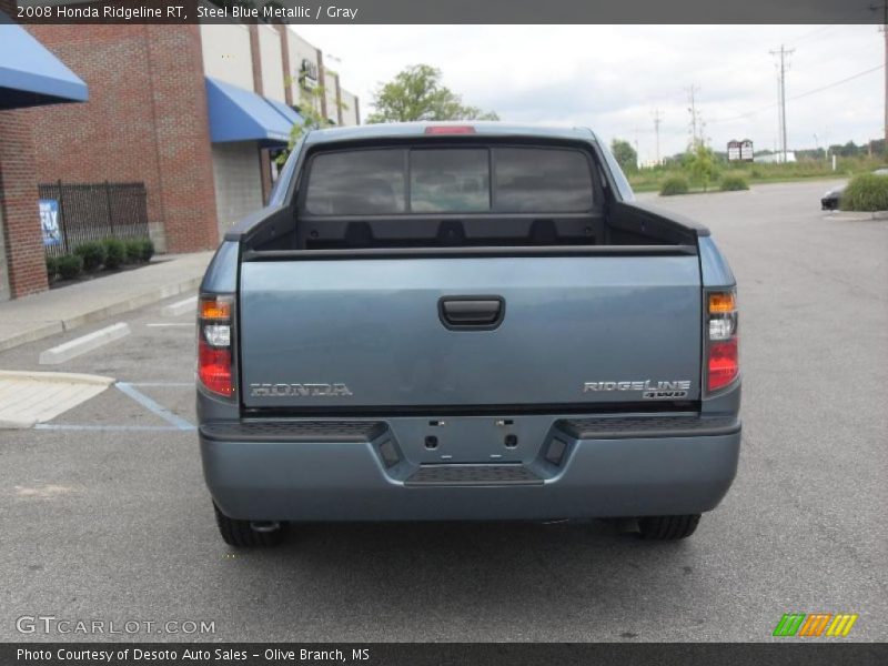 Steel Blue Metallic / Gray 2008 Honda Ridgeline RT