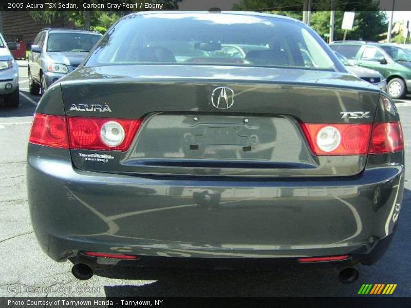 Carbon Gray Pearl / Ebony 2005 Acura TSX Sedan