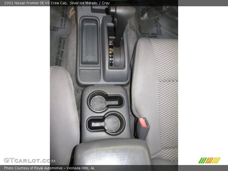 Silver Ice Metallic / Gray 2001 Nissan Frontier SE V6 Crew Cab