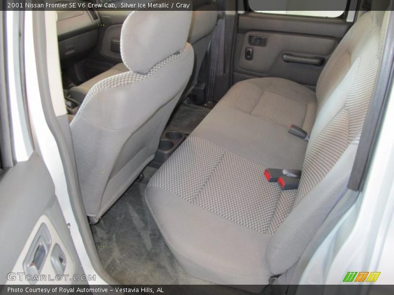 Silver Ice Metallic / Gray 2001 Nissan Frontier SE V6 Crew Cab