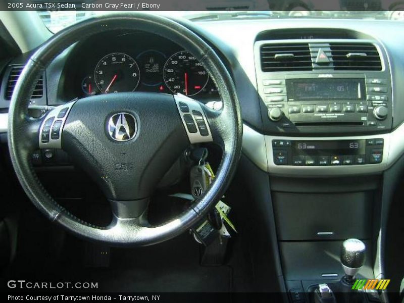 Carbon Gray Pearl / Ebony 2005 Acura TSX Sedan