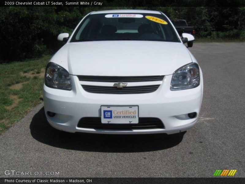 Summit White / Gray 2009 Chevrolet Cobalt LT Sedan