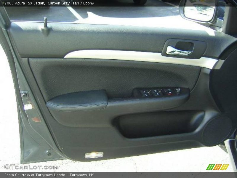 Carbon Gray Pearl / Ebony 2005 Acura TSX Sedan