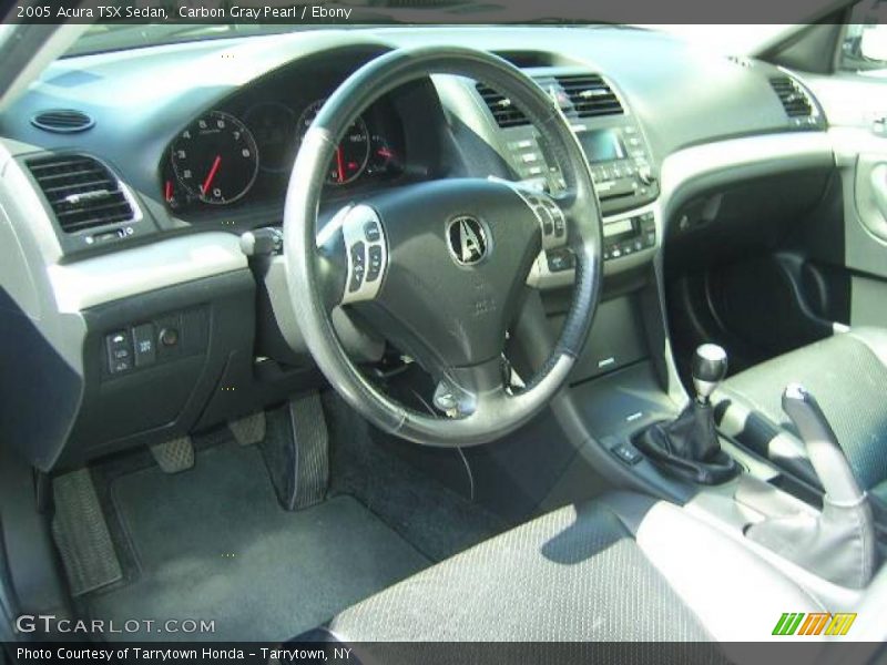 Carbon Gray Pearl / Ebony 2005 Acura TSX Sedan