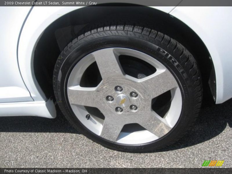 Summit White / Gray 2009 Chevrolet Cobalt LT Sedan