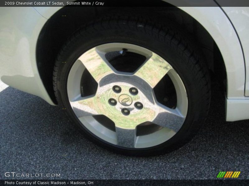 Summit White / Gray 2009 Chevrolet Cobalt LT Sedan