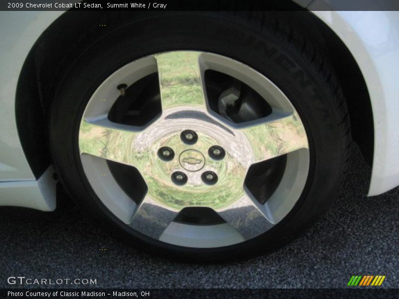 Summit White / Gray 2009 Chevrolet Cobalt LT Sedan