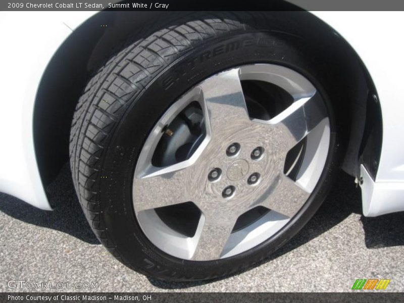 Summit White / Gray 2009 Chevrolet Cobalt LT Sedan