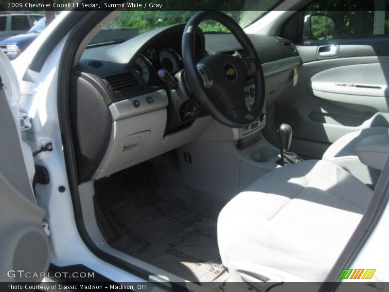 Summit White / Gray 2009 Chevrolet Cobalt LT Sedan