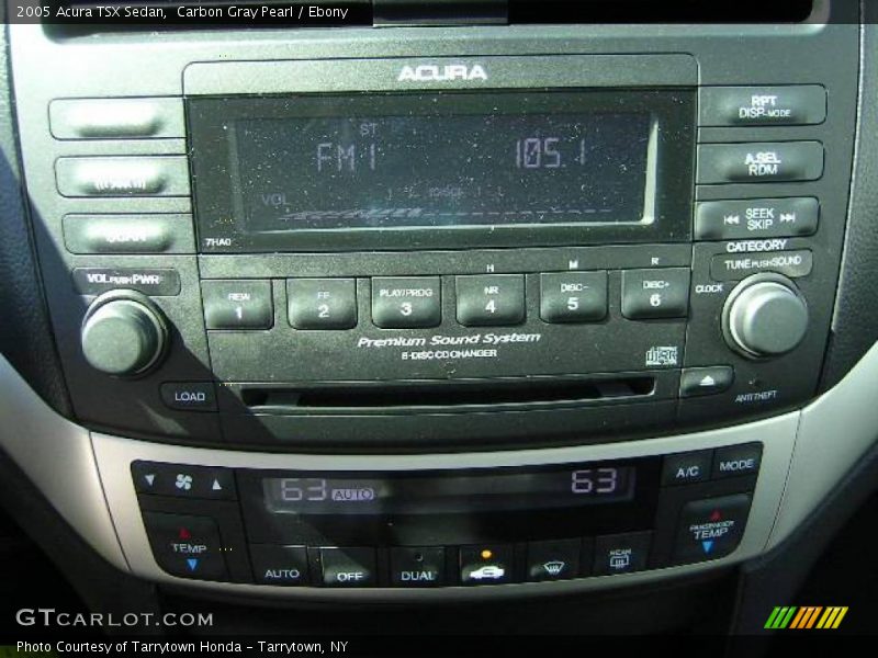Carbon Gray Pearl / Ebony 2005 Acura TSX Sedan