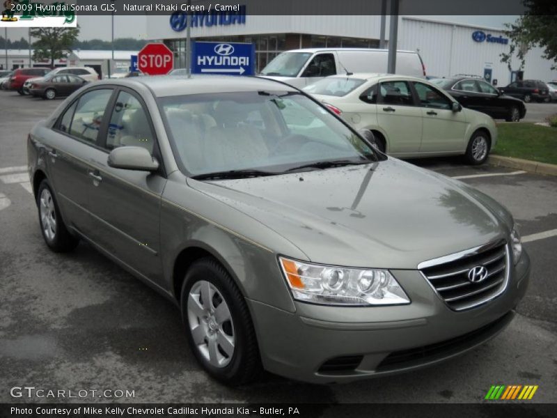 Natural Khaki Green / Camel 2009 Hyundai Sonata GLS
