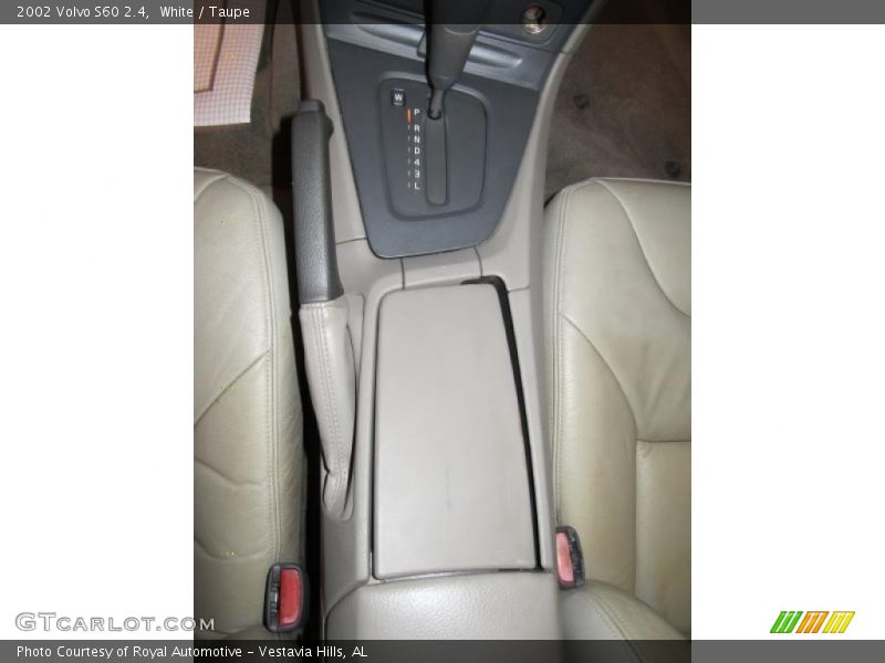White / Taupe 2002 Volvo S60 2.4