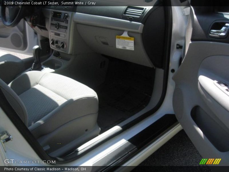 Summit White / Gray 2009 Chevrolet Cobalt LT Sedan