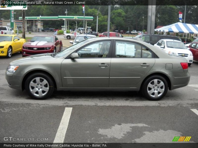 Natural Khaki Green / Camel 2009 Hyundai Sonata GLS