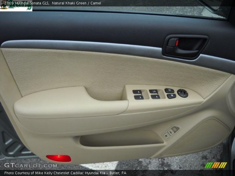 Natural Khaki Green / Camel 2009 Hyundai Sonata GLS