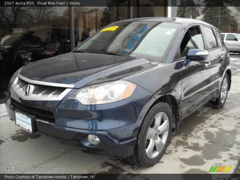 Royal Blue Pearl / Ebony 2007 Acura RDX