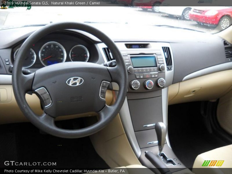 Natural Khaki Green / Camel 2009 Hyundai Sonata GLS