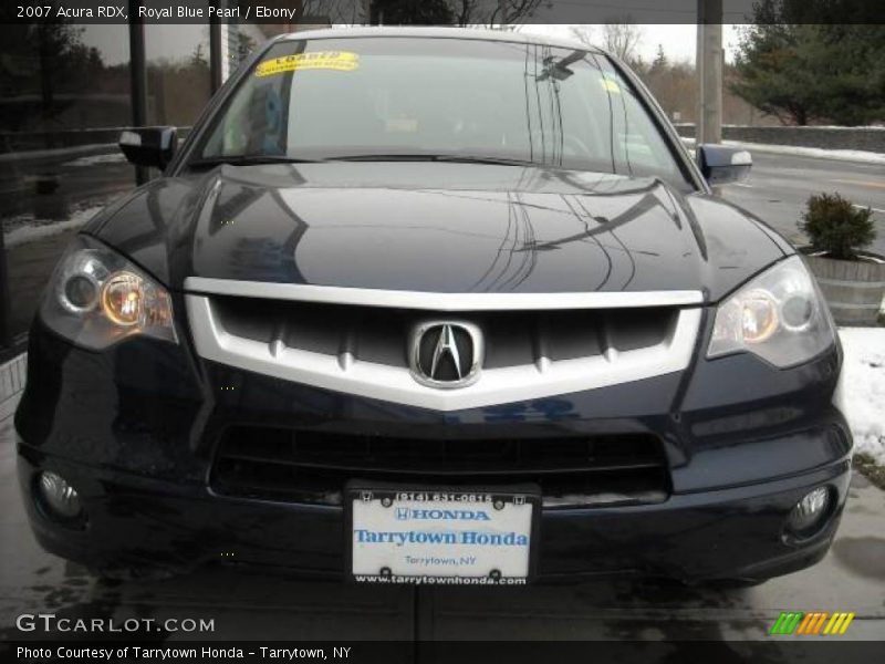 Royal Blue Pearl / Ebony 2007 Acura RDX