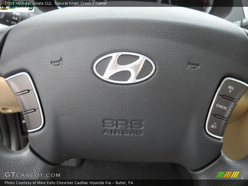 Natural Khaki Green / Camel 2009 Hyundai Sonata GLS
