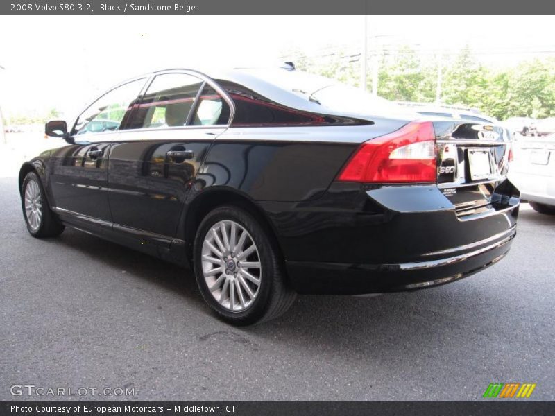 Black / Sandstone Beige 2008 Volvo S80 3.2