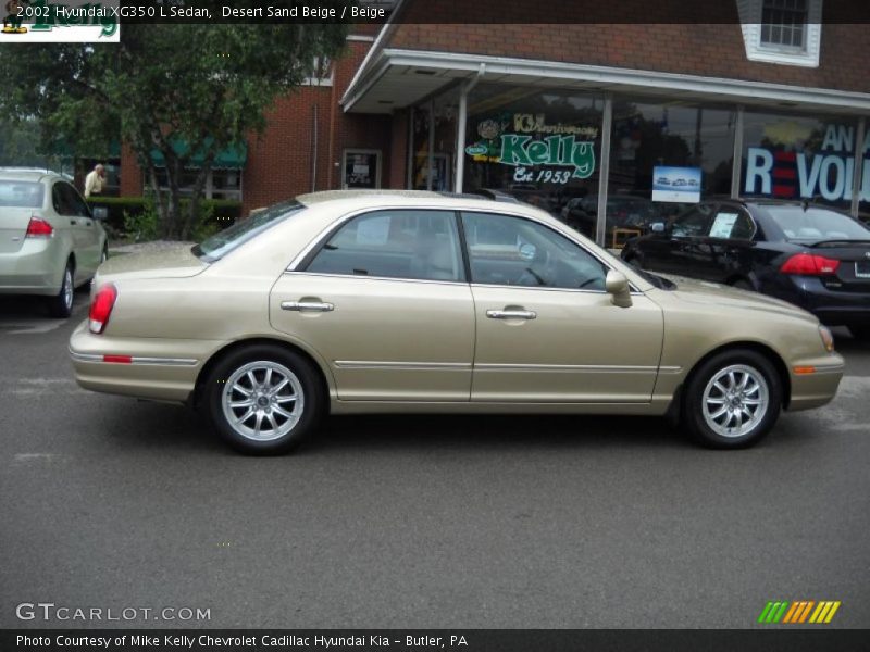 Desert Sand Beige / Beige 2002 Hyundai XG350 L Sedan