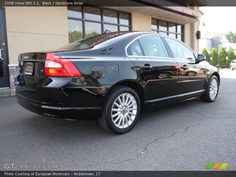 Black / Sandstone Beige 2008 Volvo S80 3.2