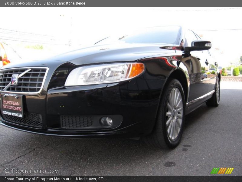 Black / Sandstone Beige 2008 Volvo S80 3.2