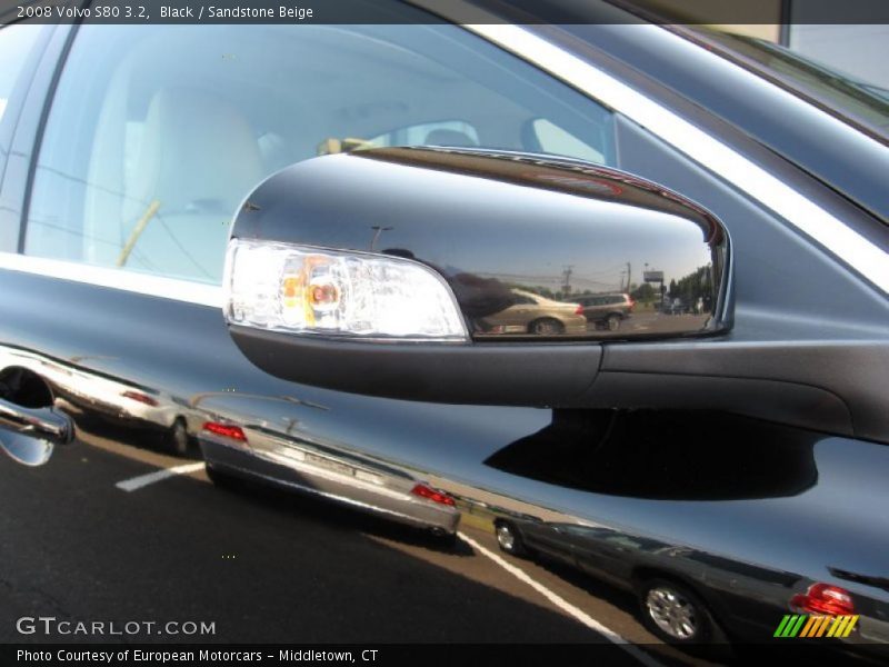 Black / Sandstone Beige 2008 Volvo S80 3.2