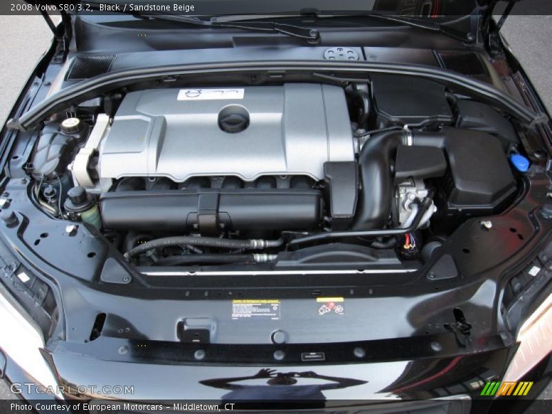 Black / Sandstone Beige 2008 Volvo S80 3.2