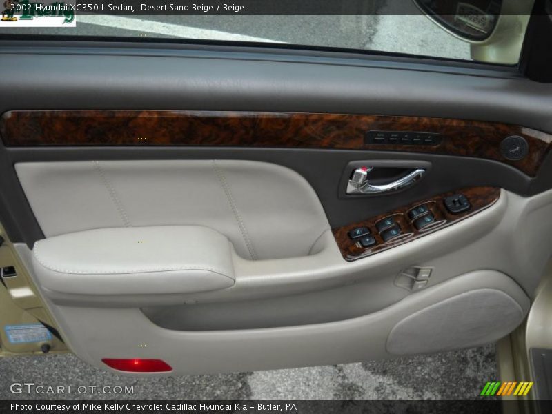 Desert Sand Beige / Beige 2002 Hyundai XG350 L Sedan