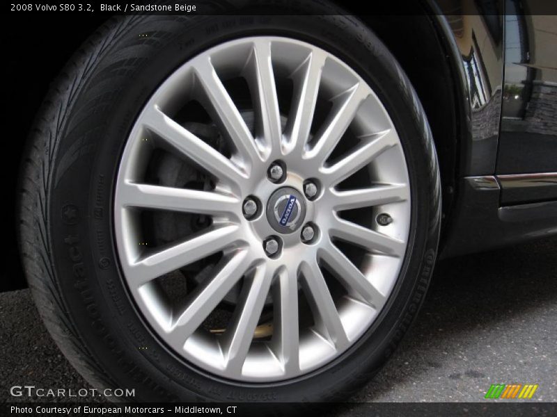 Black / Sandstone Beige 2008 Volvo S80 3.2