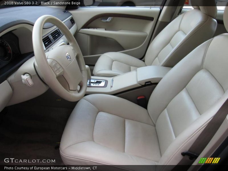 Black / Sandstone Beige 2008 Volvo S80 3.2