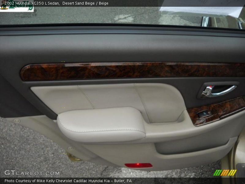 Desert Sand Beige / Beige 2002 Hyundai XG350 L Sedan