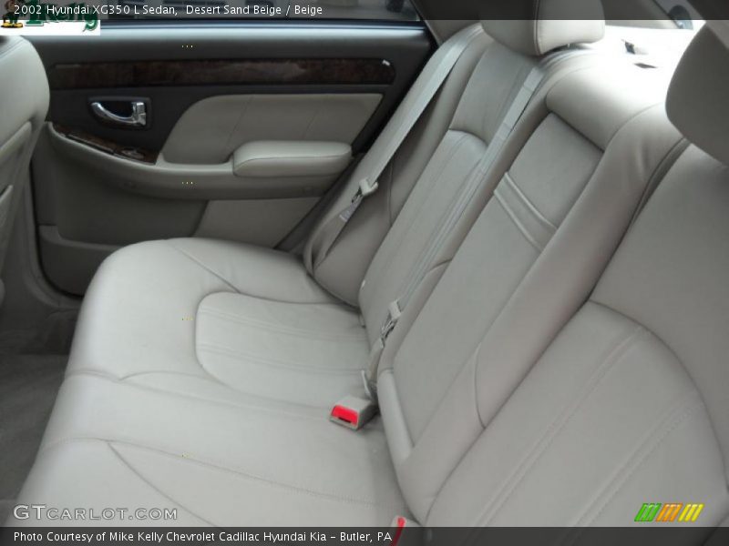 Desert Sand Beige / Beige 2002 Hyundai XG350 L Sedan