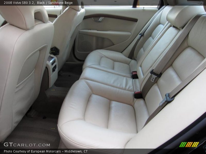 Black / Sandstone Beige 2008 Volvo S80 3.2