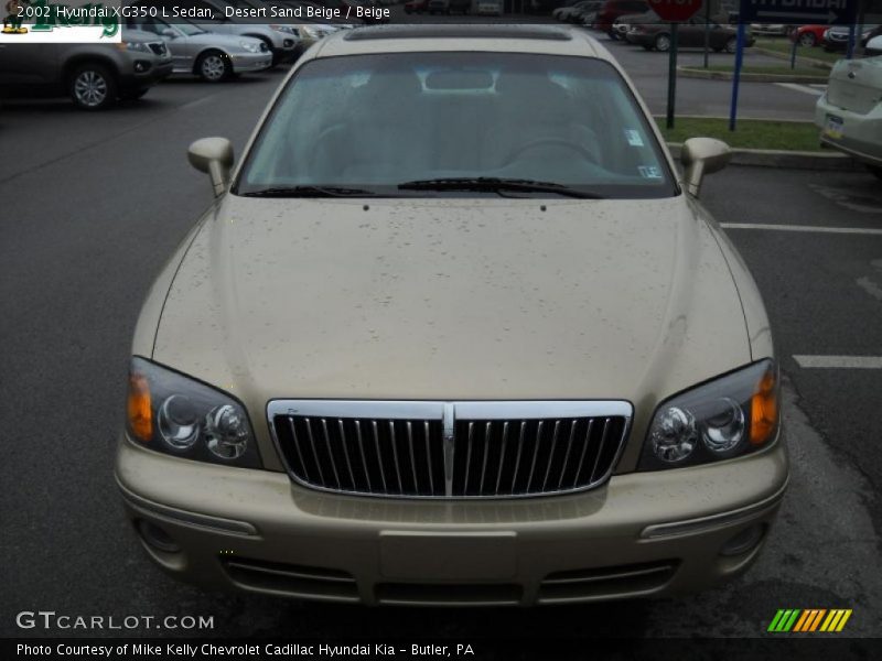 Desert Sand Beige / Beige 2002 Hyundai XG350 L Sedan