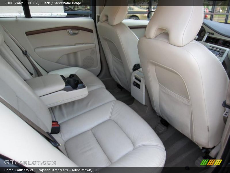 Black / Sandstone Beige 2008 Volvo S80 3.2