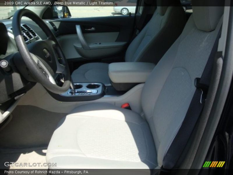 Deep Blue Metallic / Light Titanium 2009 GMC Acadia SLE AWD