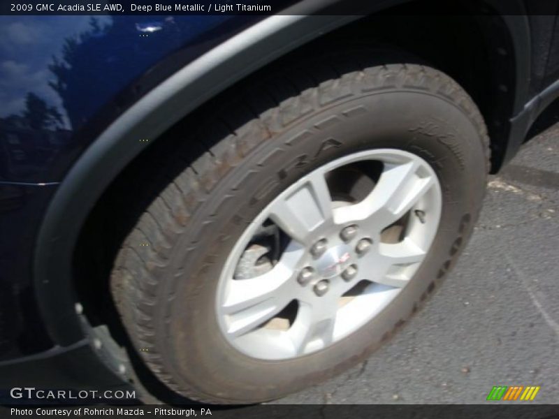 Deep Blue Metallic / Light Titanium 2009 GMC Acadia SLE AWD