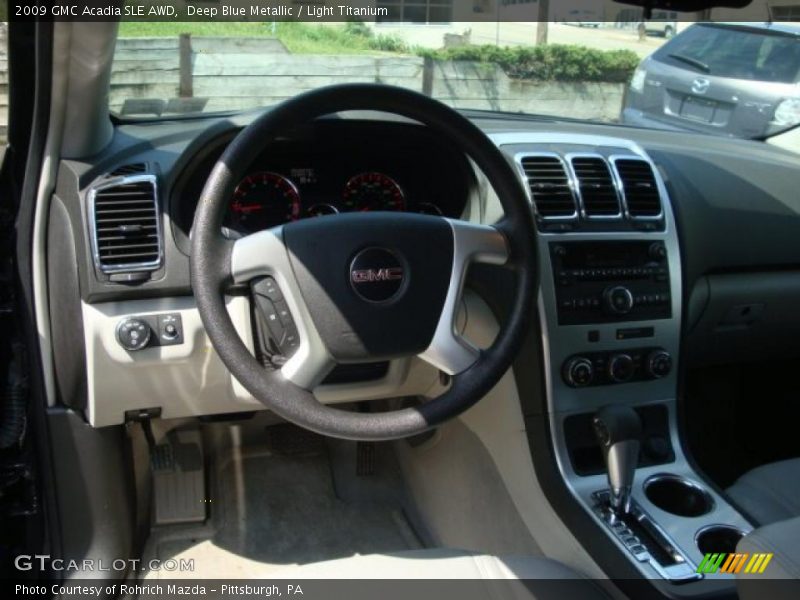 Deep Blue Metallic / Light Titanium 2009 GMC Acadia SLE AWD