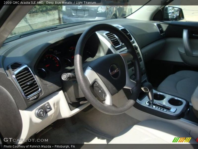 Deep Blue Metallic / Light Titanium 2009 GMC Acadia SLE AWD