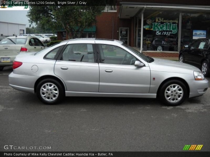 Bright Silver / Gray 2003 Saturn L Series L200 Sedan