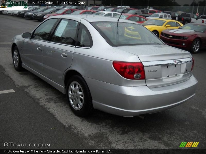 Bright Silver / Gray 2003 Saturn L Series L200 Sedan
