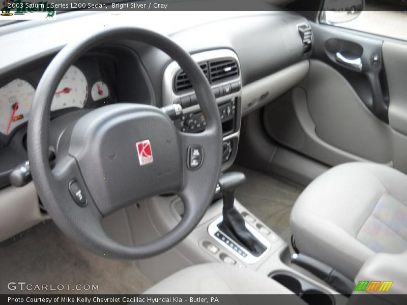 Bright Silver / Gray 2003 Saturn L Series L200 Sedan