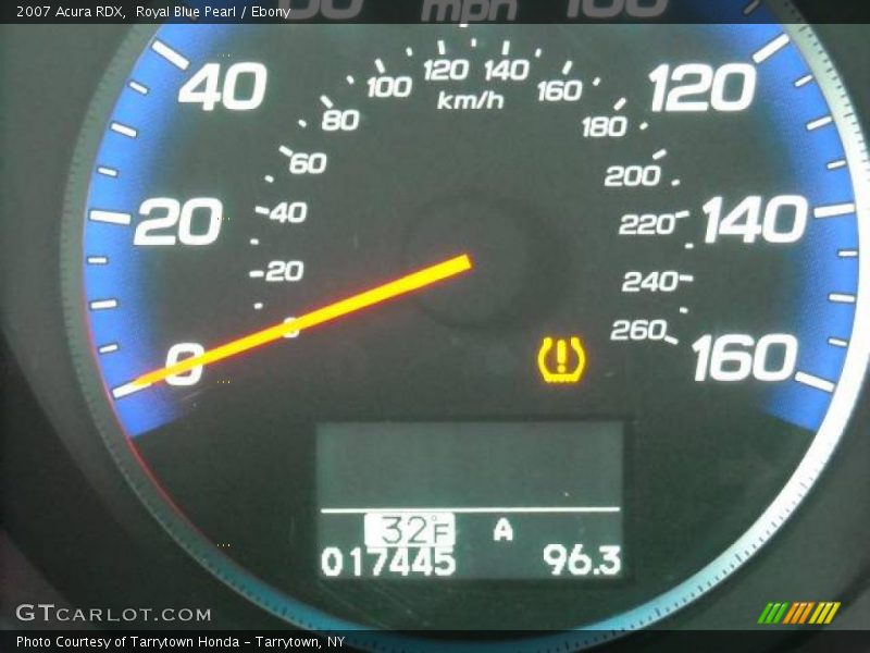 Royal Blue Pearl / Ebony 2007 Acura RDX
