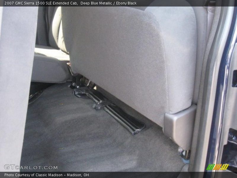 Deep Blue Metallic / Ebony Black 2007 GMC Sierra 1500 SLE Extended Cab