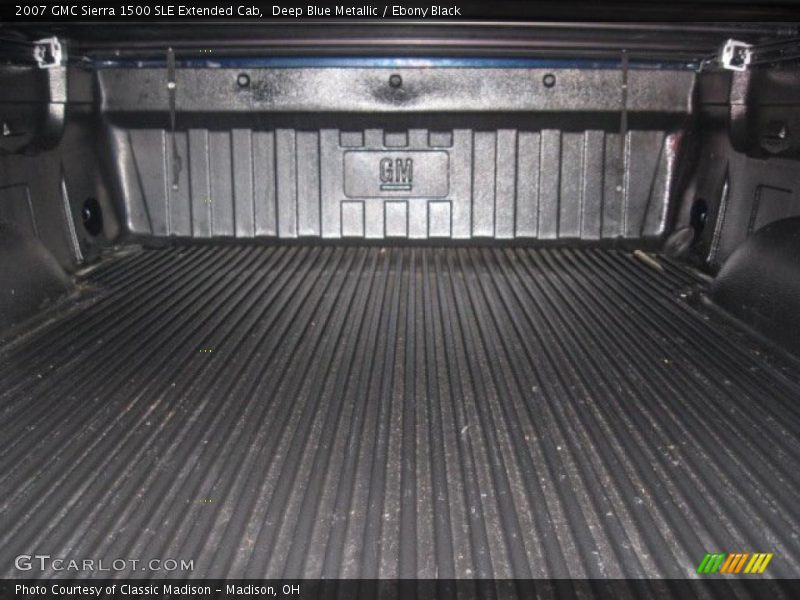 Deep Blue Metallic / Ebony Black 2007 GMC Sierra 1500 SLE Extended Cab