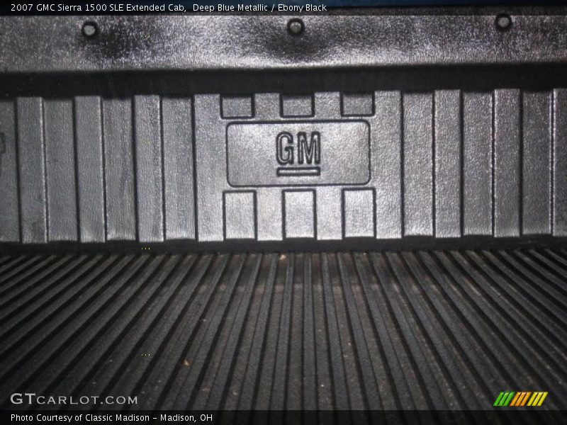 Deep Blue Metallic / Ebony Black 2007 GMC Sierra 1500 SLE Extended Cab