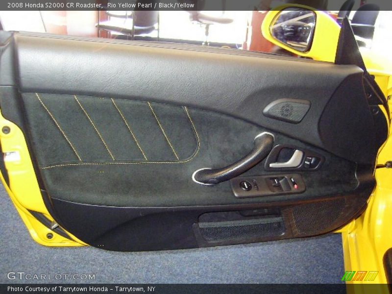 Rio Yellow Pearl / Black/Yellow 2008 Honda S2000 CR Roadster